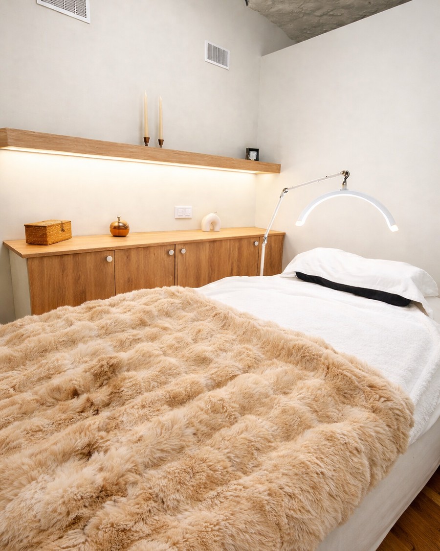 Vue des chambres depuis l'etage