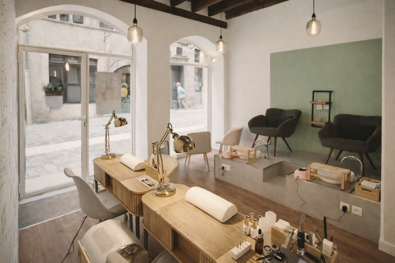 Activité onglerie en salon