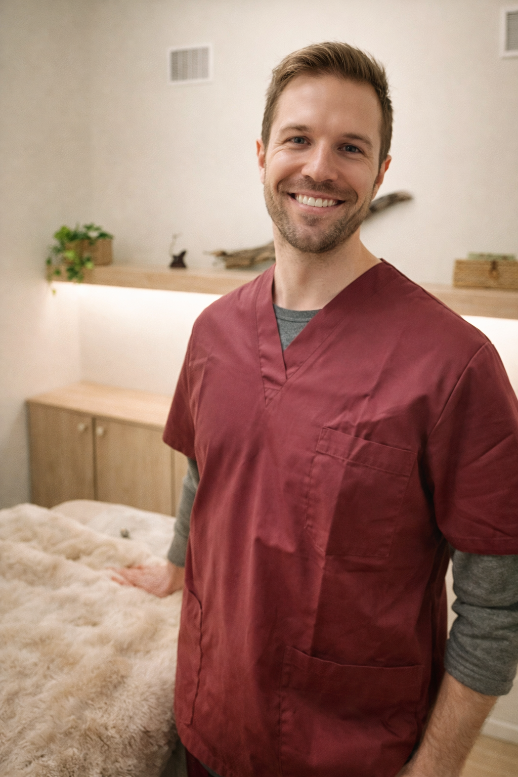 Le masseur du salon Ongles d'Amour